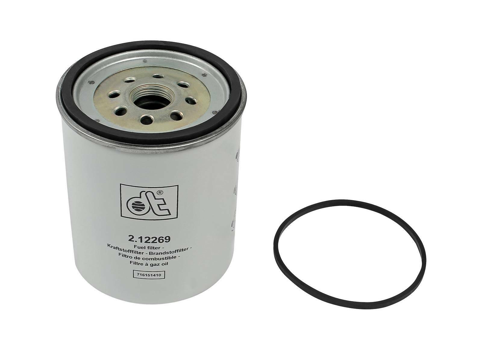 Fuel filter DT Spare Parts 2.12269 Fuel filter water separator D: 108 mm 1" x 14