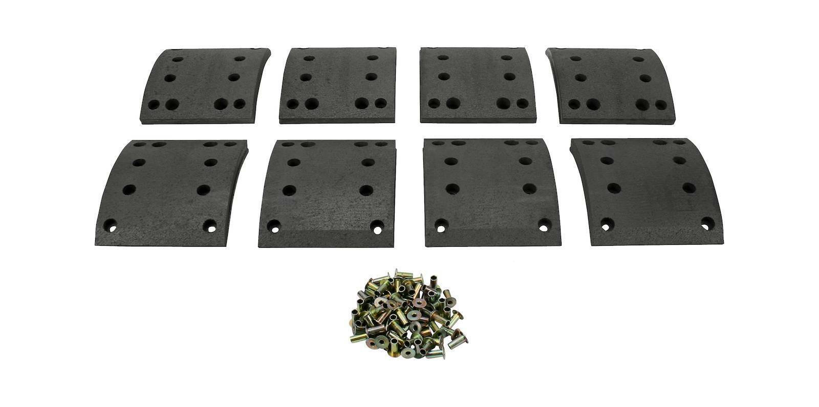 Drum brake lining kit DT Spare Parts 4.91453 Drum brake lining kit axle kit -