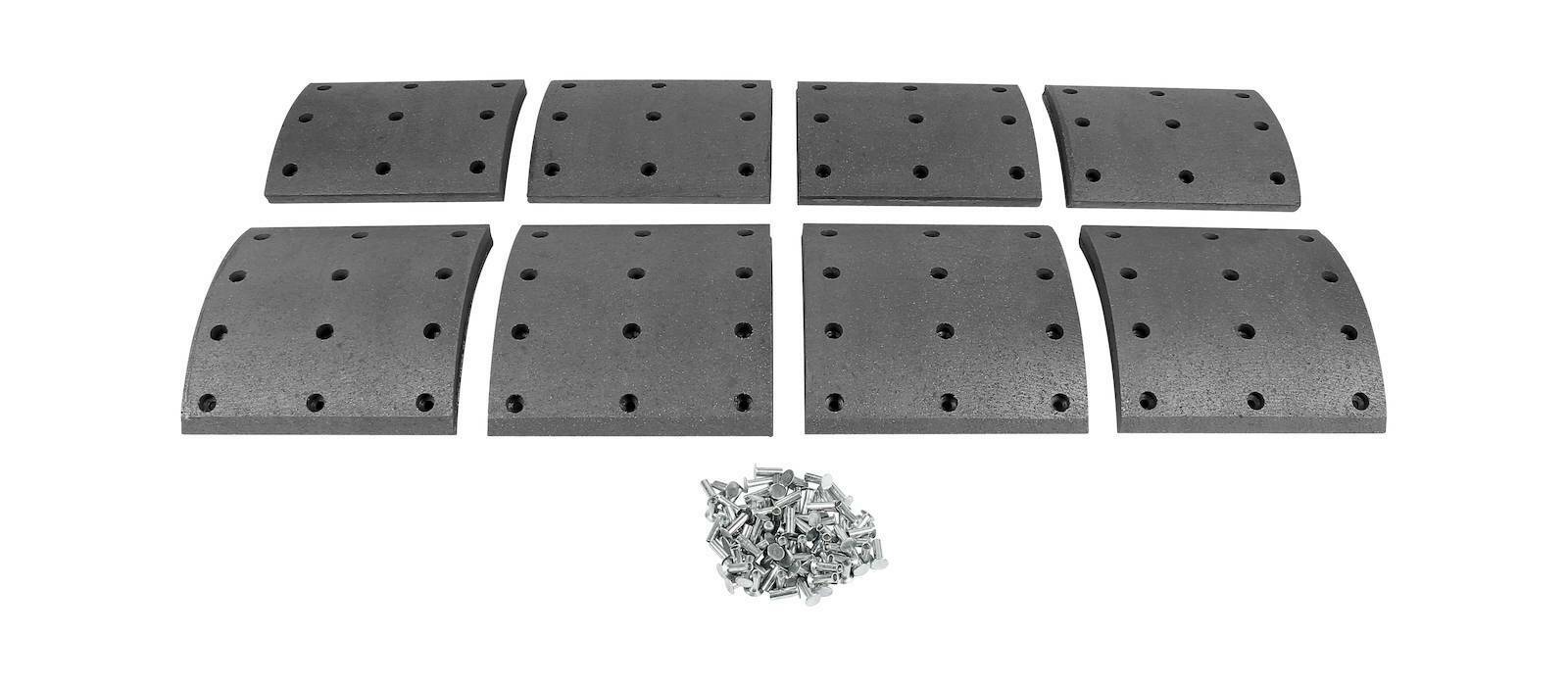 Drum brake lining kit DT Spare Parts 2.94172 Drum brake lining kit axle kit