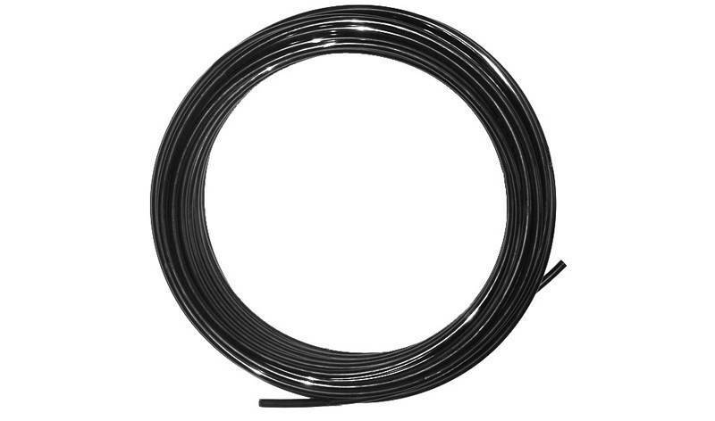 Tubo de nylon DT Spare Parts 9.86111 Tubo de nylon negro d: 10 mm D: 12,5 mm L: 25 m