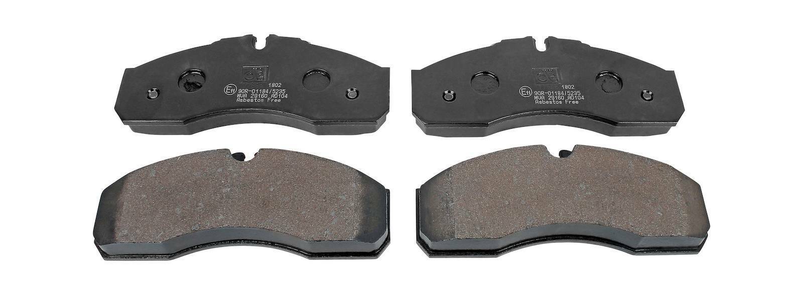 Disc brake pad kit DT Spare Parts 4.91907 Disc brake pad kit without accessories