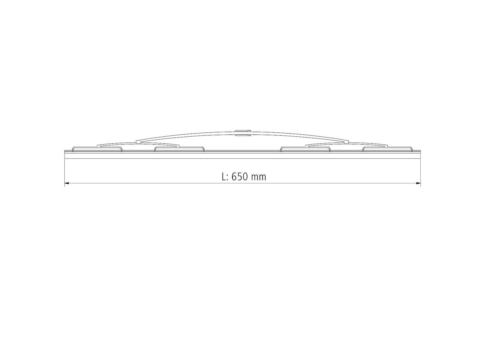 Limpiaparabrisas DT Spare Parts 2.25183 Limpiaparabrisas L: 650 mm