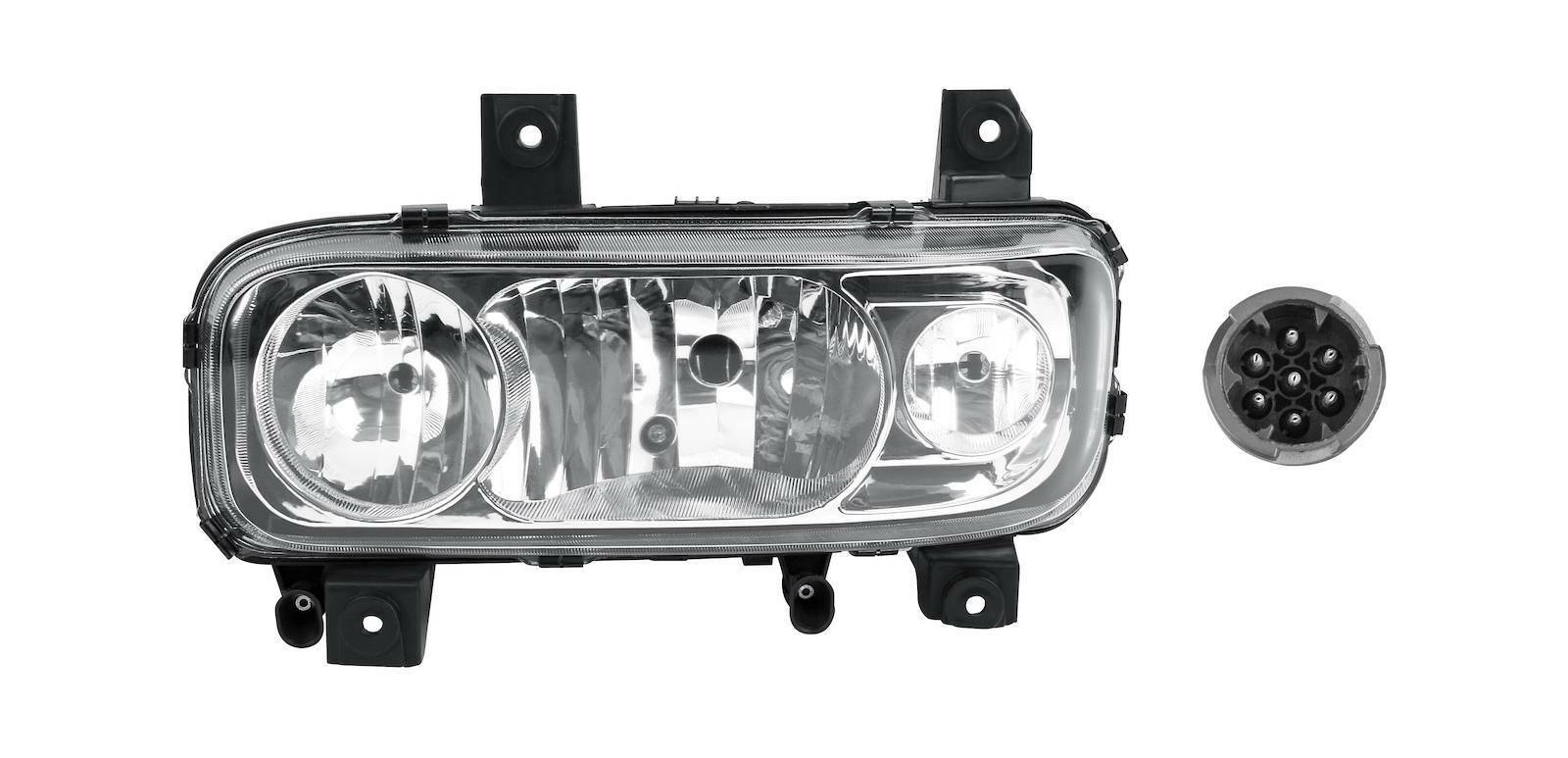 Headlamp DT Spare Parts 4.64448 Headlamp left, with fog lamp, without adjusting