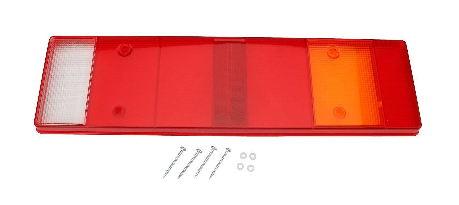 Tail lamp glass DT Spare Parts 1.21255 Tail lamp glass L: 464 mm H: 130 mm