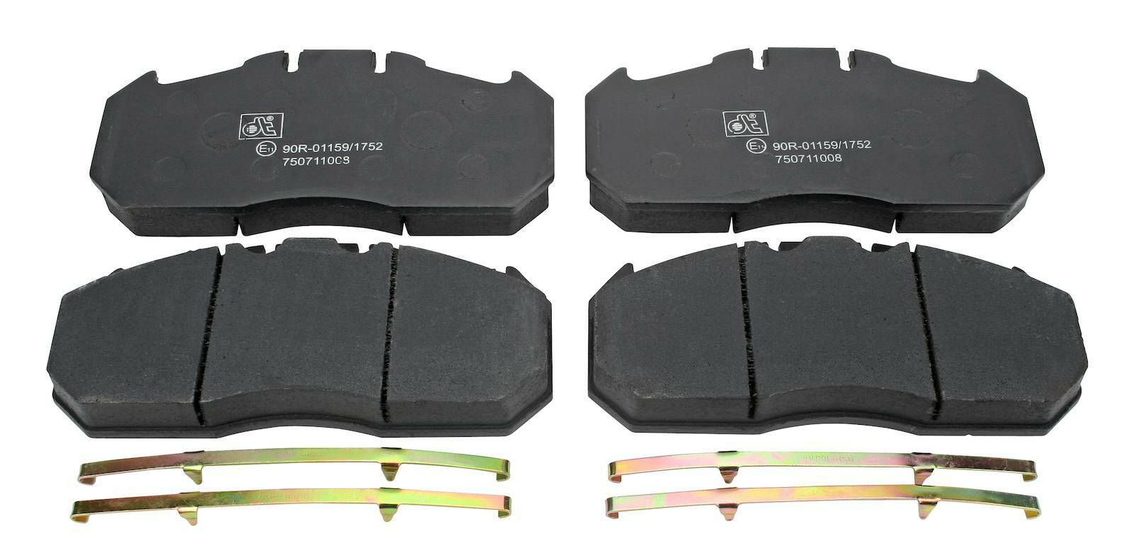 Disc brake pad kit DT Spare Parts 3.96400 Disc brake pad kit W: 250 mm S: 30 mm