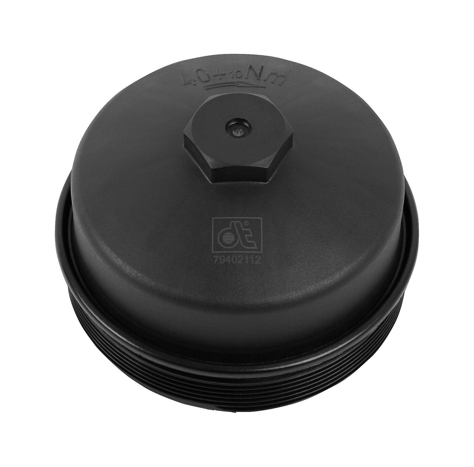 Oil filter cover DT Spare Parts 4.62785 Oil filter cover plastic, with o-ring