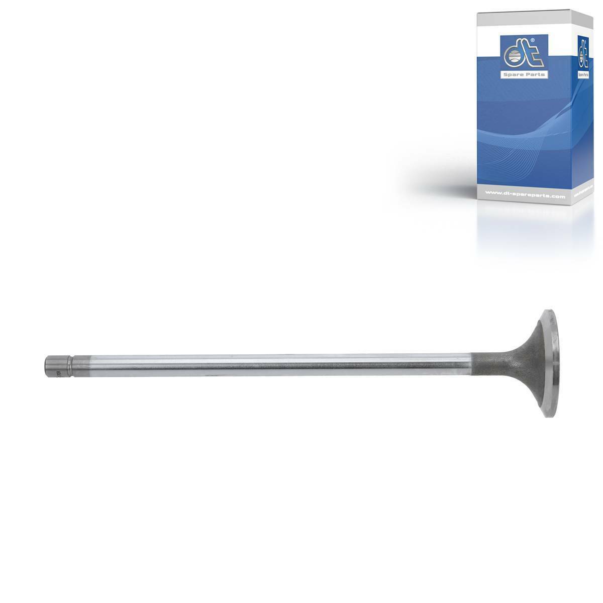 Intake valve DT Spare Parts 7.51201 Intake valve D1: 9 mm D2: 43 mm L: 202,9 mm